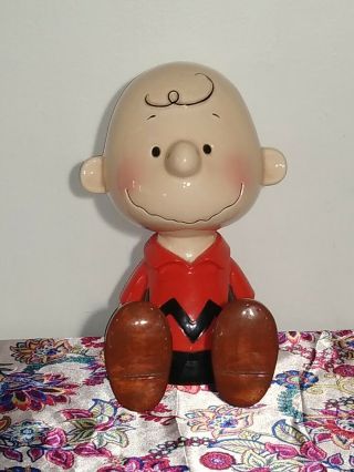 Rare 12 " Vintage Schmid Charlie Brown Musical Figurine
