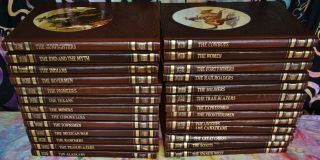 Vintage Time Life The Old West Leatherette Book Set Complete 26 Books Ex Comd