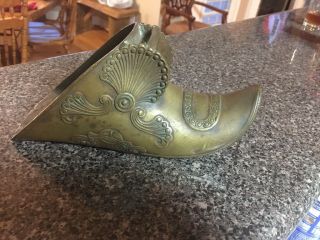 Antique Bronze Brass Spanish Colonial Conquistador Stirrup Boot