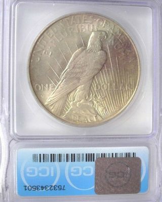 1928 - S PEACE SILVER DOLLAR ICG MS65 EXTRA RARE IN GEM VALUED AT $20,  000 4