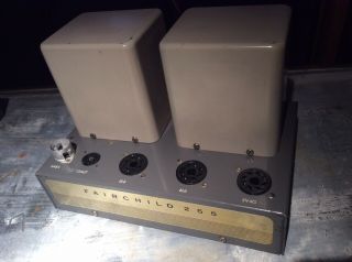 Rare Vintage FAIRCHILD 255 Monoblock Amplifier No Power Cord 10