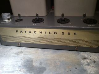 Rare Vintage FAIRCHILD 255 Monoblock Amplifier No Power Cord 8