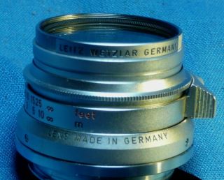 Vintage 1966 Leitz Wetzlar Germany Summicron 1:2/35 Lens Fits M3 Leica 3