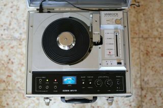 Rare Vinyl Lathe Vanrock E - 101 Japanese Record Cutter Recorder Atom A - 101