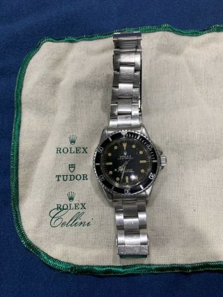 Rolex Submariner Vintage Automatic Dive Watch Ref 1680 Circa 1970s
