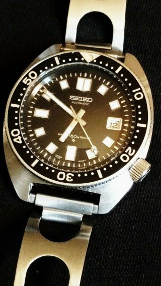 Rare Vintage All 1970 Seiko Diver Watch 6105 - 8009 Resist 150m W@w