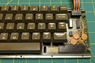 Vintage 1980 Apple Computer Inc.  Apple II Keyboard 02 - 2459 - 02 01 - 0425 AS - IS 3