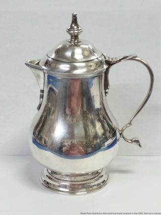 Vintage Stieff Williamsburg Sterling Silver Syrup Pitcher Creamer R.  T.  26