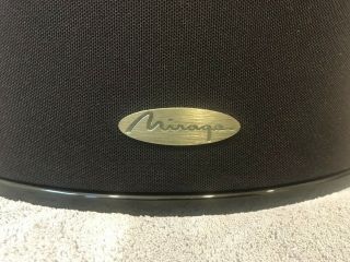 Mirage OMD - R High Gloss Black Speakers - RARE 3