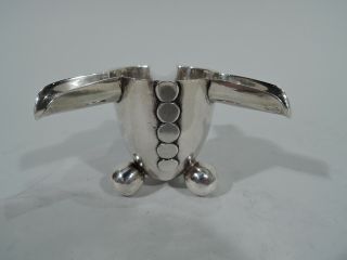 Spratling Ashtray - Midcentury Modern Taxco - Mexican Sterling Silver - 1940s