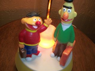 Vintage Child ' s TABLE LAMP & NIGHT LIGHT Sesame Street BERT & ERNIE Dolly Toy Co 7