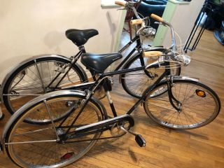 His/her 1963 Vintage 3 Speed Black Schwinn Bicycles In