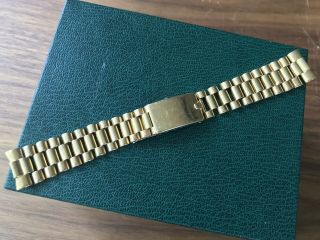 Vintage 1971 Rolex Presidential Bracelet Band 1801 Day - Date 20mm 18k Yellowgold