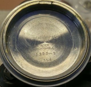 Vintage Longines Legend Diver 7150 - 1 Unpolished 1960s Rare Watch 12