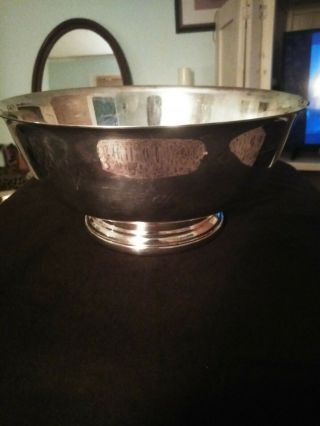 Gorham Sterling Silver Bowl 41658 Vintage 6.  5 " 438g Scrap Or Use