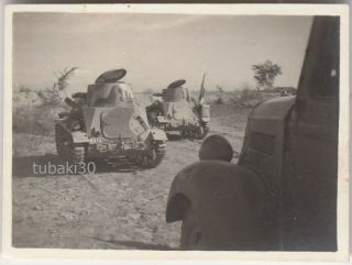 20 Shanxi China 1930s Photo Japanese Tanks Traveling Battlefield