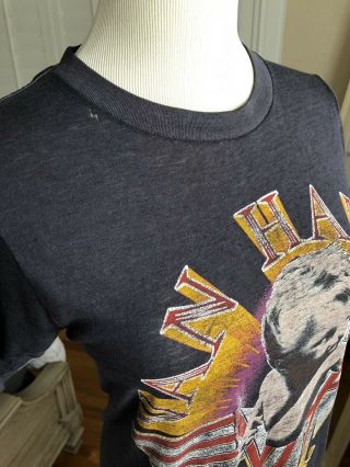 Van Halen Rare Vintage 1984 Rock Concert Shirt Memorabilia 3