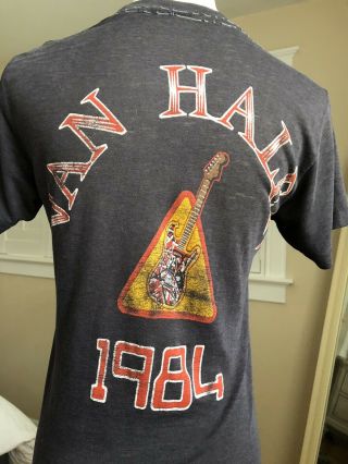 Van Halen Rare Vintage 1984 Rock Concert Shirt Memorabilia 4