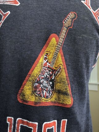 Van Halen Rare Vintage 1984 Rock Concert Shirt Memorabilia 5