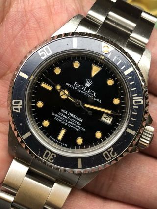 Rolex Seadweller Vintage Ref.  16660 Mens Steel Diving Watch