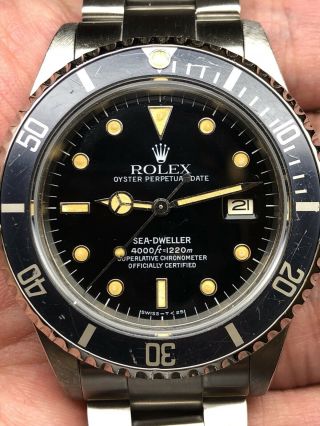 ROLEX SEADWELLER VINTAGE REF.  16660 MENS STEEL DIVING WATCH 3