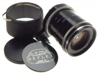Alpa Black Kern - Macro - Switar 1:1.  8/50 Ar Prime Slr F=50mm Lens Caps Hood Rare