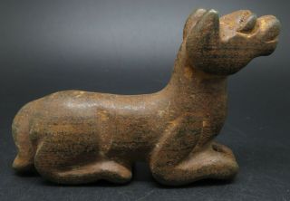 Antique Stone Mythic Animal Statue Amulet