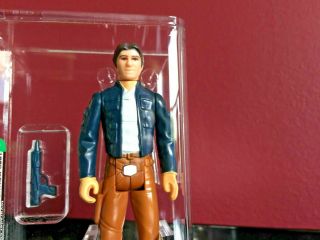 Vintage Star Wars - AFA 85,  No COO Han Solo Bespin.  Very difficult grade to get. 3