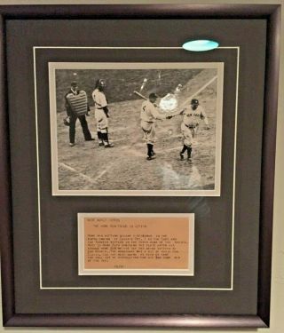 Babe Ruth 1932 World Series Called Shot Hr Vintage Photograph Type Rare