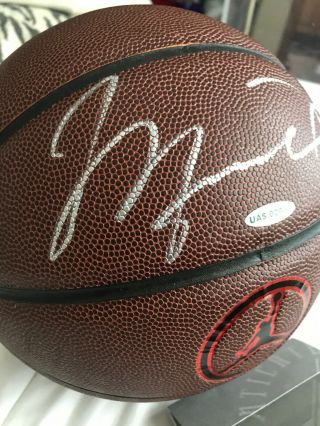 MICHAEL JORDAN Hand Signed (Silver) Authentic Nike Jump Man Basketball UDA Rare 3