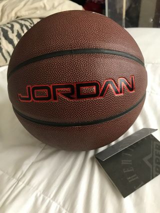 MICHAEL JORDAN Hand Signed (Silver) Authentic Nike Jump Man Basketball UDA Rare 6
