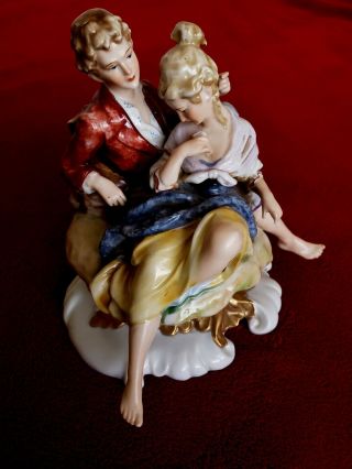 Neapolitan Capodimonte Porcelain Figurines (, Ca.  1960)