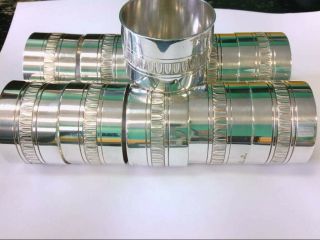 Malmaison By Christofle Sterling Silver Napkin Ring.  1 1/8 " Wide.  Great Deal