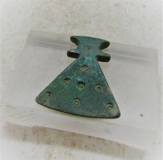 Scarce Circa 900 - 1100ad Viking Era Norse Bronze Odin 