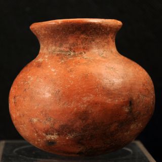 Pre - Columbian Chupicuaro / Colima Redware Olla Pot circa 100 BC - 250 AD 8