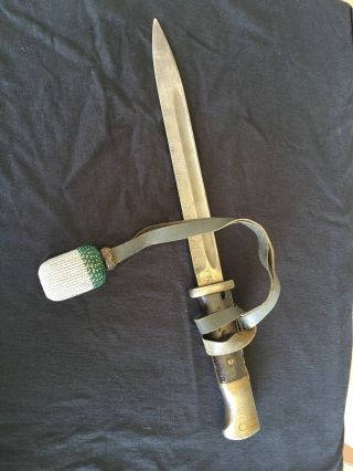 Wwii German K98 Bayonet With Tassle