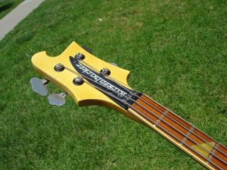 1982 Rickenbacker 4003 Vintage White Bass Guitar - 4001 10