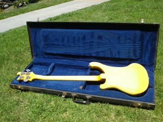 1982 Rickenbacker 4003 Vintage White Bass Guitar - 4001 3