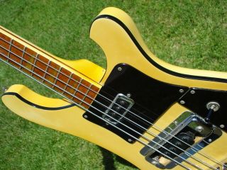 1982 Rickenbacker 4003 Vintage White Bass Guitar - 4001 6