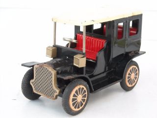 Vintage Japan Tin Litho Friction Drive Toy Car