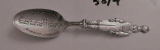 Vintage Sterling Indian Squaw Souvenir Spoon