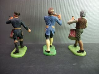 VINTAGE HAUSSER ELASTOLIN SPIRIT OF 76 REVOLUTIONARY WAR SET PLASTIC TOY FIGURES 3