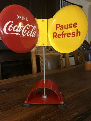 Coca Cola Spinner Sign - Very RARE 3