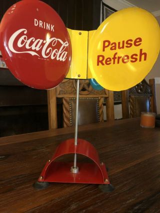 Coca Cola Spinner Sign - Very RARE 4