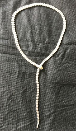 Vintage Tiffany Sterling Silver Snake Necklace By Elsa Peretti " Rare " 20inch