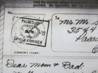 WWII letter V - Mail,  D - Day France,  Bulge 