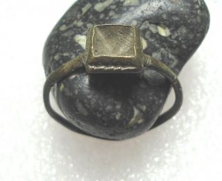 Ancient Roman Bronze Ring Authentic Antique Rare R563