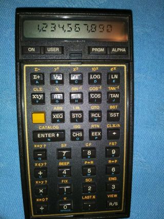 Hp - 41cx Rare Vintage Programmable Calculator Great