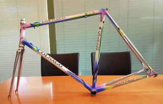 rare COLNAGO MASTER Official team LAMPRE PANARIA vintage italian road frameset 5