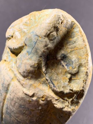 LARGE PIECE CIRCA 715 - 332BC ANCIENT EGYPTIAN STONE SCARAB W/ HIEROGLYPHS 4